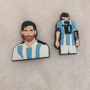 Soccer Croc Charms Argentina Messi Shoe Decoration